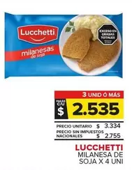 Lucchetti - Milanesa De Soja