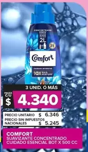 Comfort - Suavizante Concentrado Cuidado Esencial