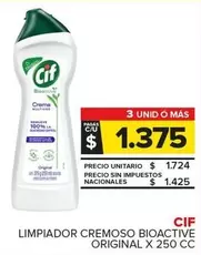 Cif - Limpiador Cremoso Bioactive Original