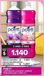 Poett - Limpiador Liquido