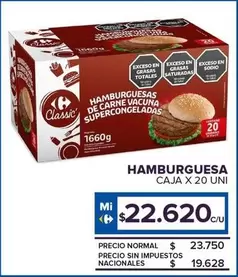 Carrefour - Hamburguesa