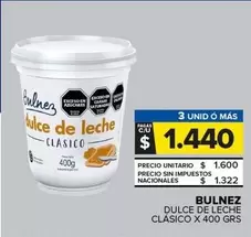 Bulnez - Dulce De Leche Clásico