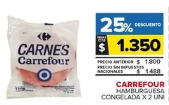 Carrefour - Hamburguesa Congelada
