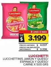 Lucchetti - Lucchettinis Jamon Y Queso