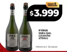 Sidra bot. c/corcho x750cc