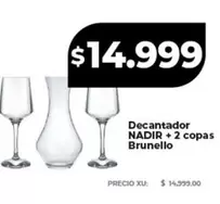 Nadir - Decantador + 2 copas