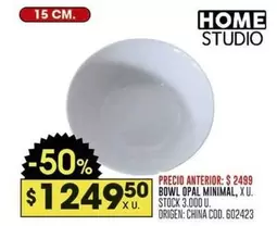 Origen - BOWL OPAL MINIMAL, XU