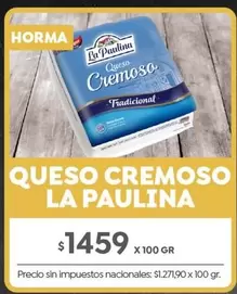 La paulina - QUESO CREMOSO