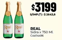Real - Sidra x 750 MI.