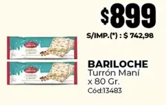 Bariloche - Turrón Maní