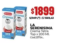 X$ - Crema Tetra Top x 200 MI.