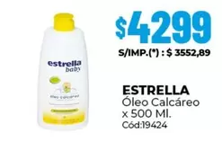 Estrella - Óleo Calcáreo