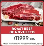 X$ - ROAST BEEF DE NOVILLITO