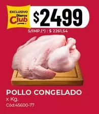 X$ - POLLO CONGELADO