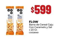 Flow - Barra de Cereal Caju Con Caramelo y Sal
