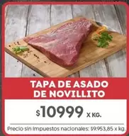 X$ - TAPA DE ASADO DE NOVILLITO