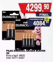 Duracell - PILAS AA/AAA BLISTER
