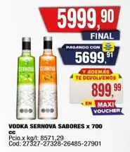 sernova - VODKA SABORES