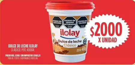 Ilolay - Dulce de leche
