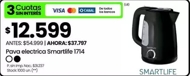 Smartlife - Pava electrica 1714