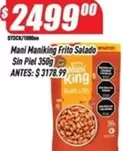 King - Mani Frito Salado Sin Piel
