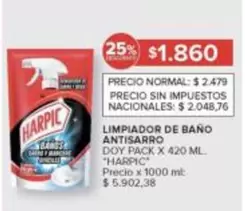 Harpic - LIMPIADOR DE BAÑO ANTISARRO