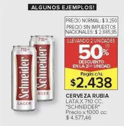 Schneider - CERVEZA RUBIA