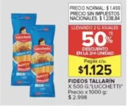 Lucchetti - FIDEOS TALLARIN