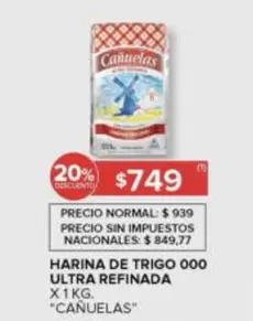 Ultra - HARINA DE TRIGO 000 ULTRA REFINADA