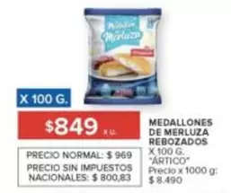 Artico - MEDALLONES DE MERLUZA REBOZADOS