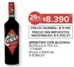Cynar - APERITIVO CON ALCOHOL