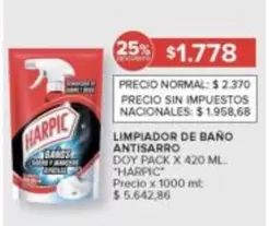 Harpic - LIMPIADOR DE BAÑO ANTISARRO