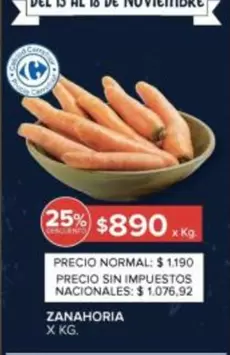 X$ - ZANAHORIA