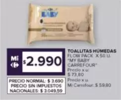 Flow - TOALLITAS HUMEDAS