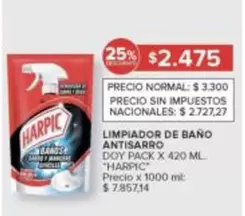 Harpic - LIMPIADOR DE BAÑO ANTISARRO