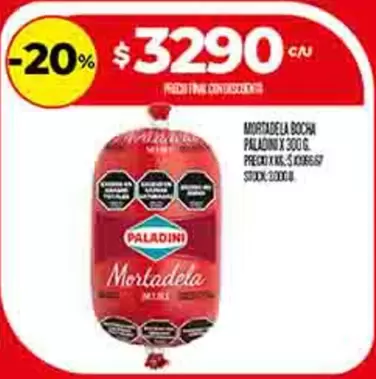 Paladini - MORTADELA BOCHA