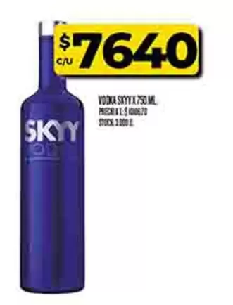 Skyy - VODKA SKYY X 750 ML