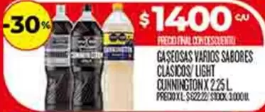 XL - GASEOSAS VARIOS SABORES CLASICOS/ LIGHT