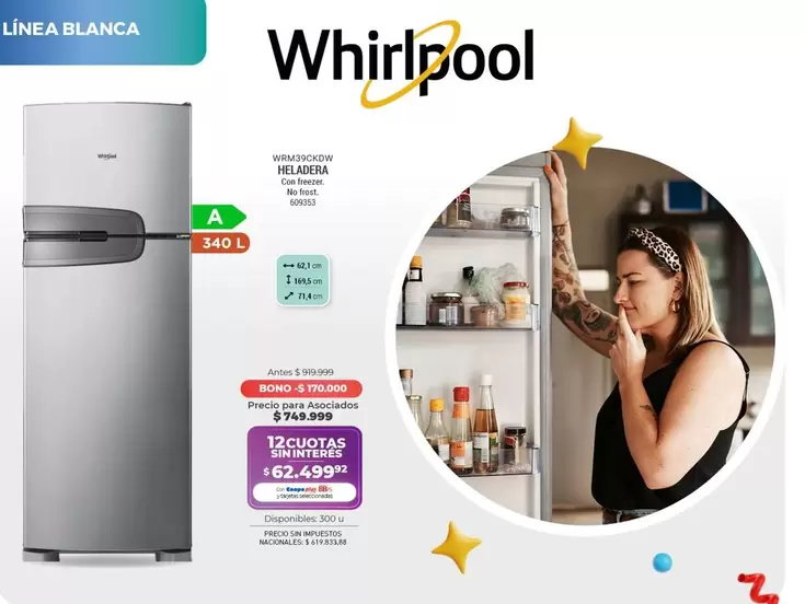 Whirlpool - HELADERA
