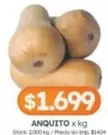 X$ - ANQUITO x kg