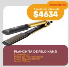 Kanji - PLANCHITA DE PELO KANJI KJHHB5002