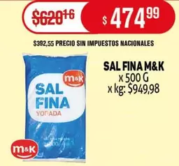 M&K - SAL FINA