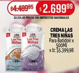 X$ - CREMA LAS TRES NIÑAS