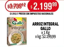 Gallo - ARROZ INTEGRAL