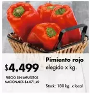 Rojo - Pimiento rojo