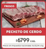 X$ - PECHITO DE CERDO