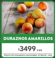 X$ - DURAZNOS AMARILLOS