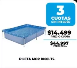 Mor - PILETA MOR 1000LTS.