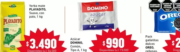 Playadito - PLAYADITO, DOMINO, OREO