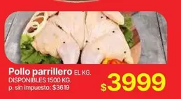 Pollo parrillero